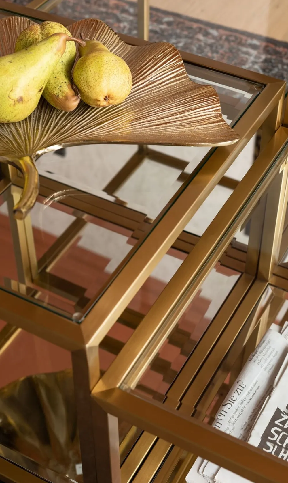 KARE Design Sohvapöydät|Olohuone*Luigi Sohvapöytä, Kulta (4/Setti)