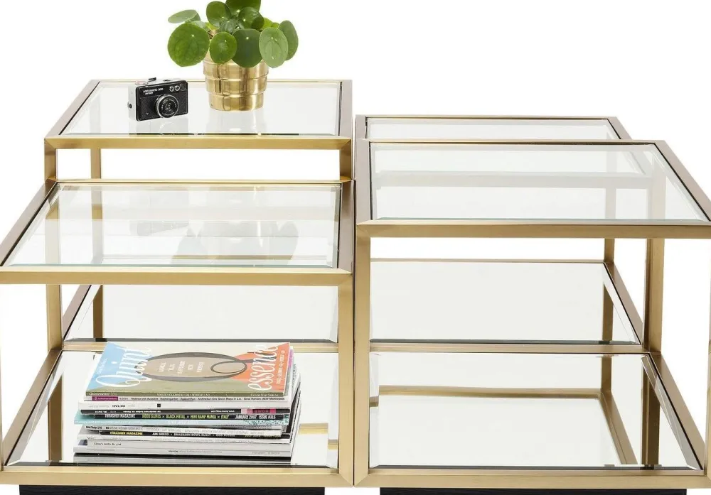 KARE Design Sohvapöydät|Olohuone*Luigi Sohvapöytä, Kulta (4/Setti)