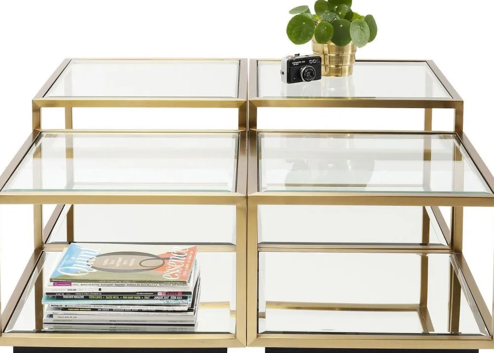 KARE Design Sohvapöydät|Olohuone*Luigi Sohvapöytä, Kulta (4/Setti)