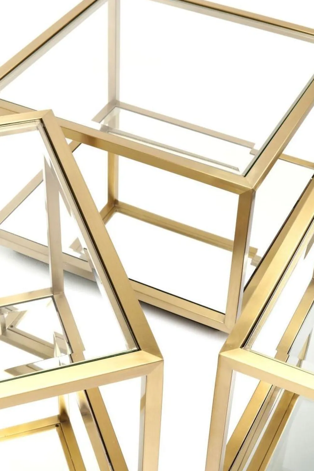 KARE Design Sohvapöydät|Olohuone*Luigi Sohvapöytä, Kulta (4/Setti)