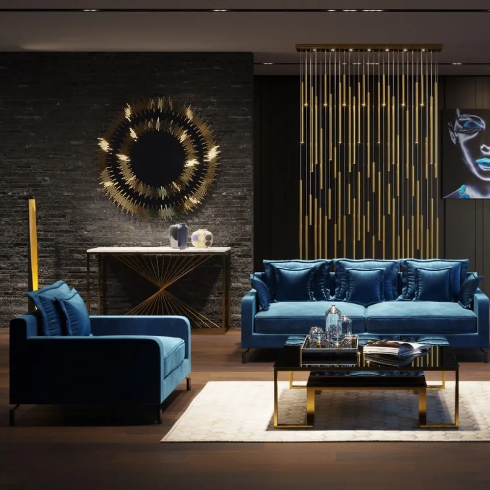 KARE Design Nojatuolit*Lullaby Nojatuoii, Sininen