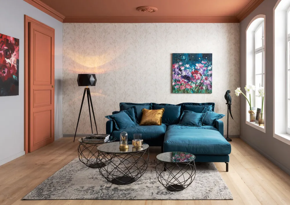 KARE Design Rahit Ja Jakkarat*Lullaby Rahi, Sinivihreä