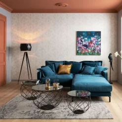 KARE Design Sohvat|Olohuone*Lullaby Sohva 2-istuttava, Sinivihreä