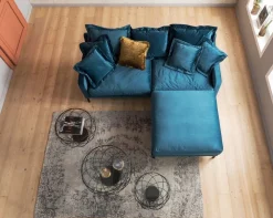 KARE Design Sohvat|Olohuone*Lullaby Sohva 2-istuttava, Sinivihreä