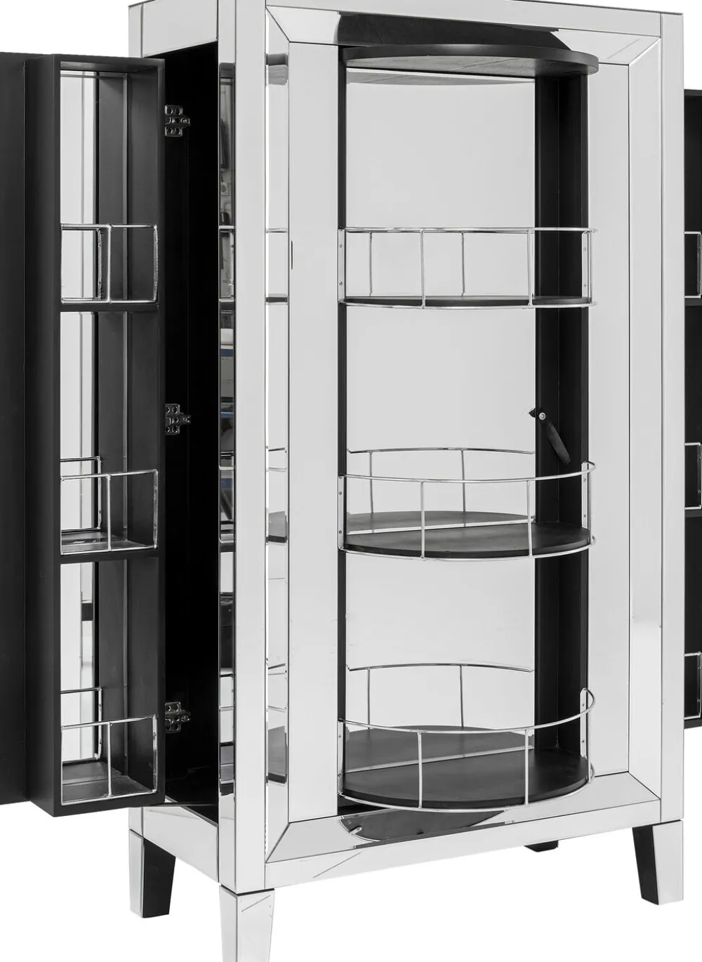KARE Design Baarit*Luxury High Class Baarikaappi, Kaappi - Lasia, 84x152cm