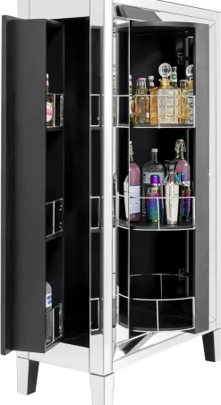 KARE Design Baarit*Luxury High Class Baarikaappi, Kaappi - Lasia, 84x152cm