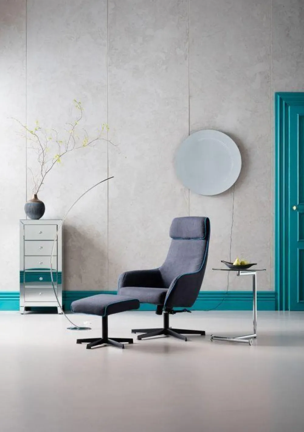 KARE Design Senkit|Olohuone*Luxury Korkea Lipasto, 5 Laatikkoa