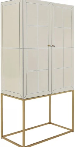 KARE Design Baarit*Luxury Pearl Baarikaappi 89x181cm, Peililasia