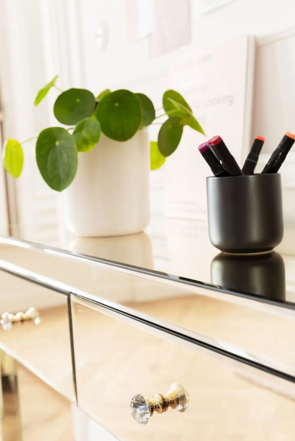 KARE Design Konsolipöydät Ja Sivupöydät*Luxury Pearl Konsolipöytä, Peililasia