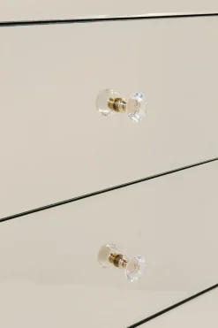 KARE Design Senkit|Olohuone*Luxury Pearl Korkea Lipasto, 5 Laatikkoa, Peililasia