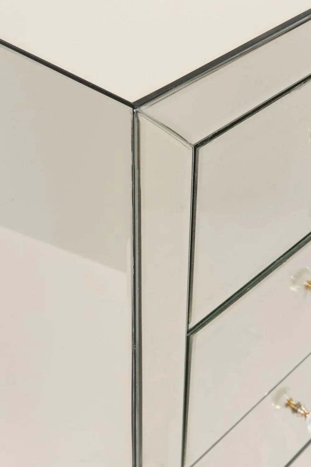 KARE Design Senkit|Olohuone*Luxury Pearl Korkea Lipasto, 5 Laatikkoa, Peililasia