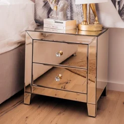 KARE Design Yöpöydät*Luxury Pearl Pieni Lipasto, Yöpöytä, 2 Laatikkoa