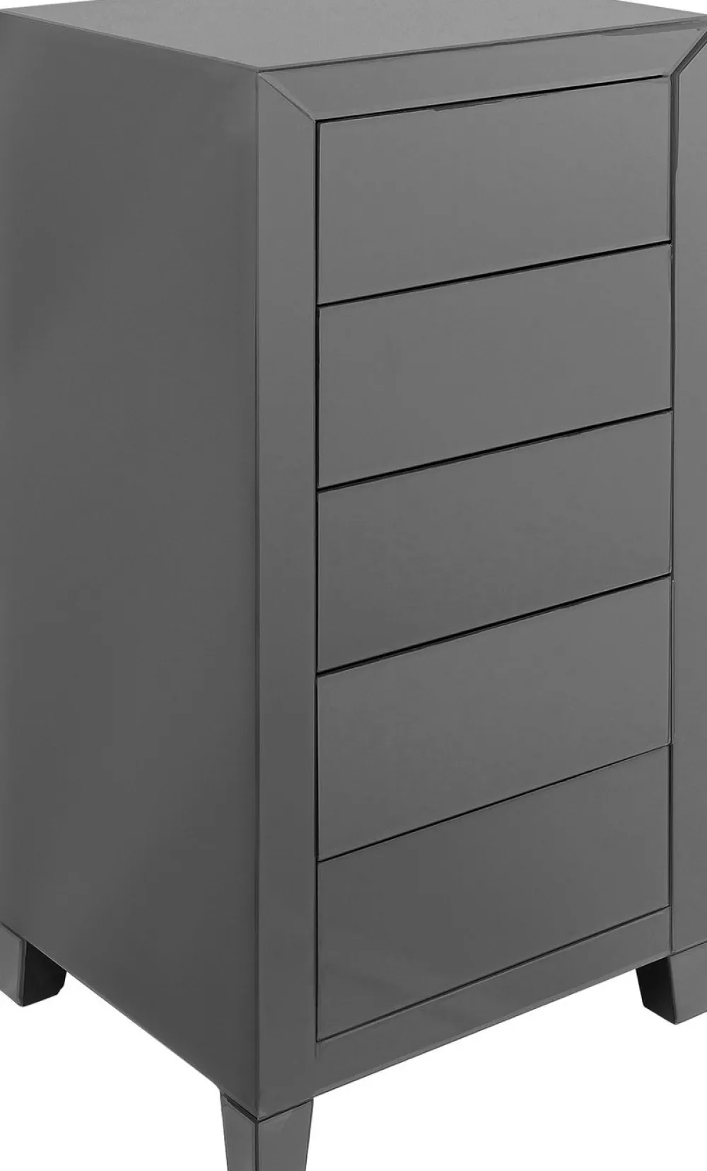 KARE Design Senkit|Lipastot*Luxury Push Korkea Lipasto 5 Laatikkoa, Harmaa