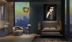 KARE Design Yöpöydät*Luxury Push Pieni Lipasto 2 Laatikkoa, Harmaa