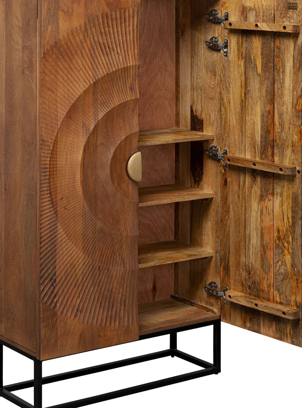 KARE Design Senkit|Lipastot*Madeira Kaappi - Vaalea, Massiivipuuta 76x140cm