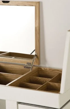 KARE Design Konsolipöydät Ja Sivupöydät*Make Up Combination Diva Croco Meikkipöytä, Valkoinen