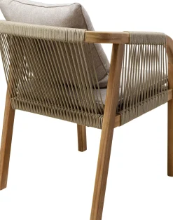 KARE Design Tuolit*Marbella Tuoli Käsinojilla, Ulkokaluste