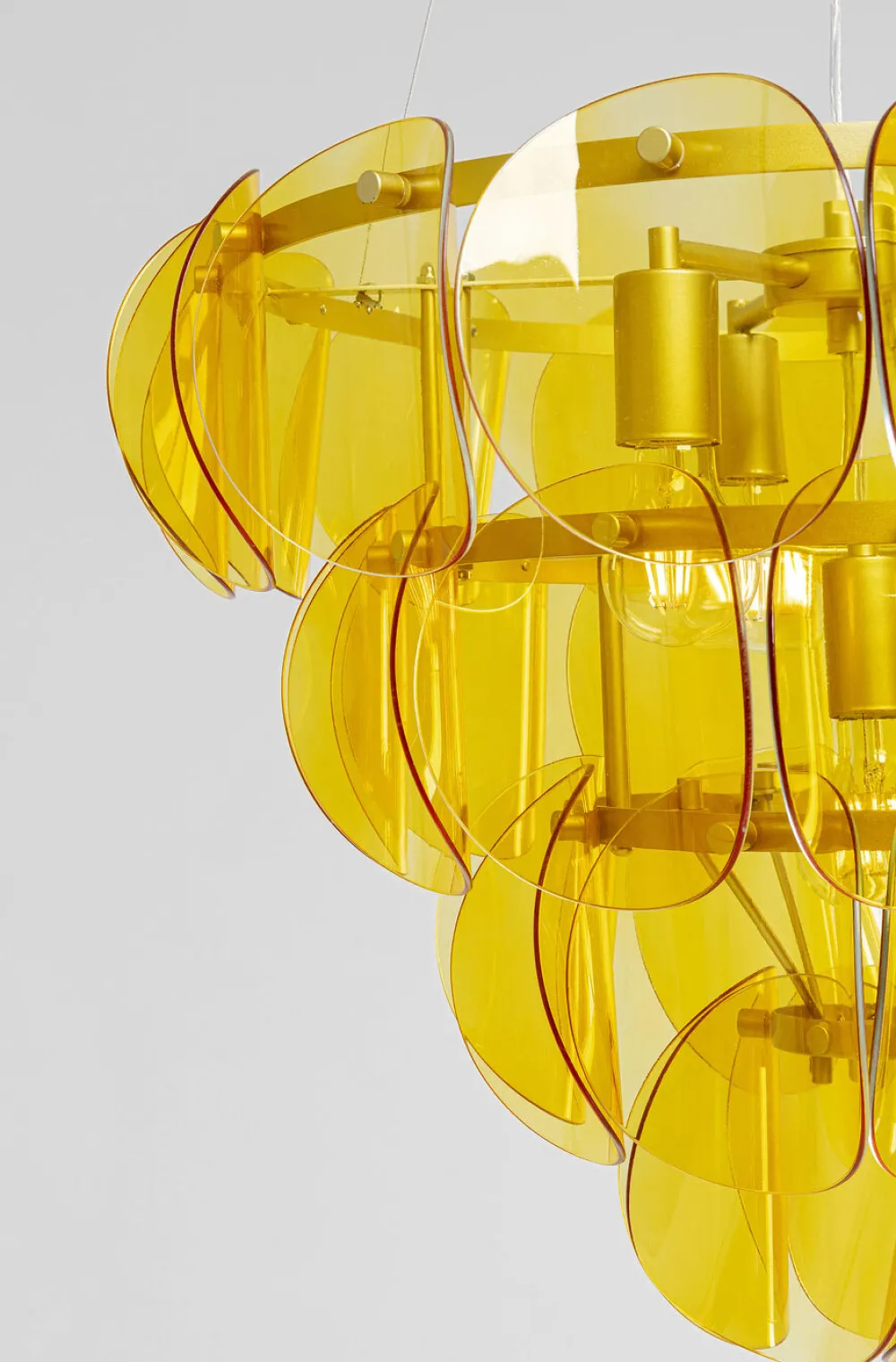 KARE Design Riippuvalaisimet*Mariposa Three Circle Riippuvalaisin Messinki Ø60cm