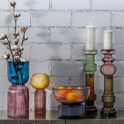 KARE Design Lyhdyt|Kynttilänjalat*Marvelous Duo Green Brown Kynttilänjalka 49cm