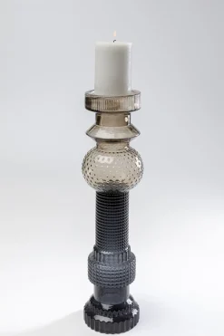 KARE Design Lyhdyt|Kynttilänjalat*Marvelous Duo Kynttilänjalka, Ruskea-harmaa 49cm