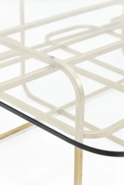 KARE Design Sohvapöydät*Meander Sohvapöytä, Kulta 140x80cm