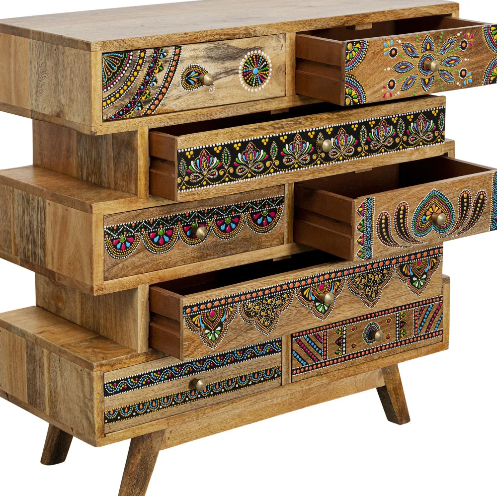 KARE Design Senkit|Olohuone*Menorca Butterfly Lipasto Massiivi Mangopuu 65x65cm