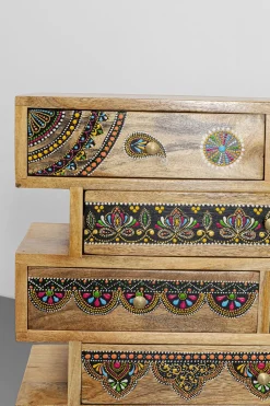 KARE Design Senkit|Olohuone*Menorca Butterfly Lipasto Massiivi Mangopuu 65x65cm