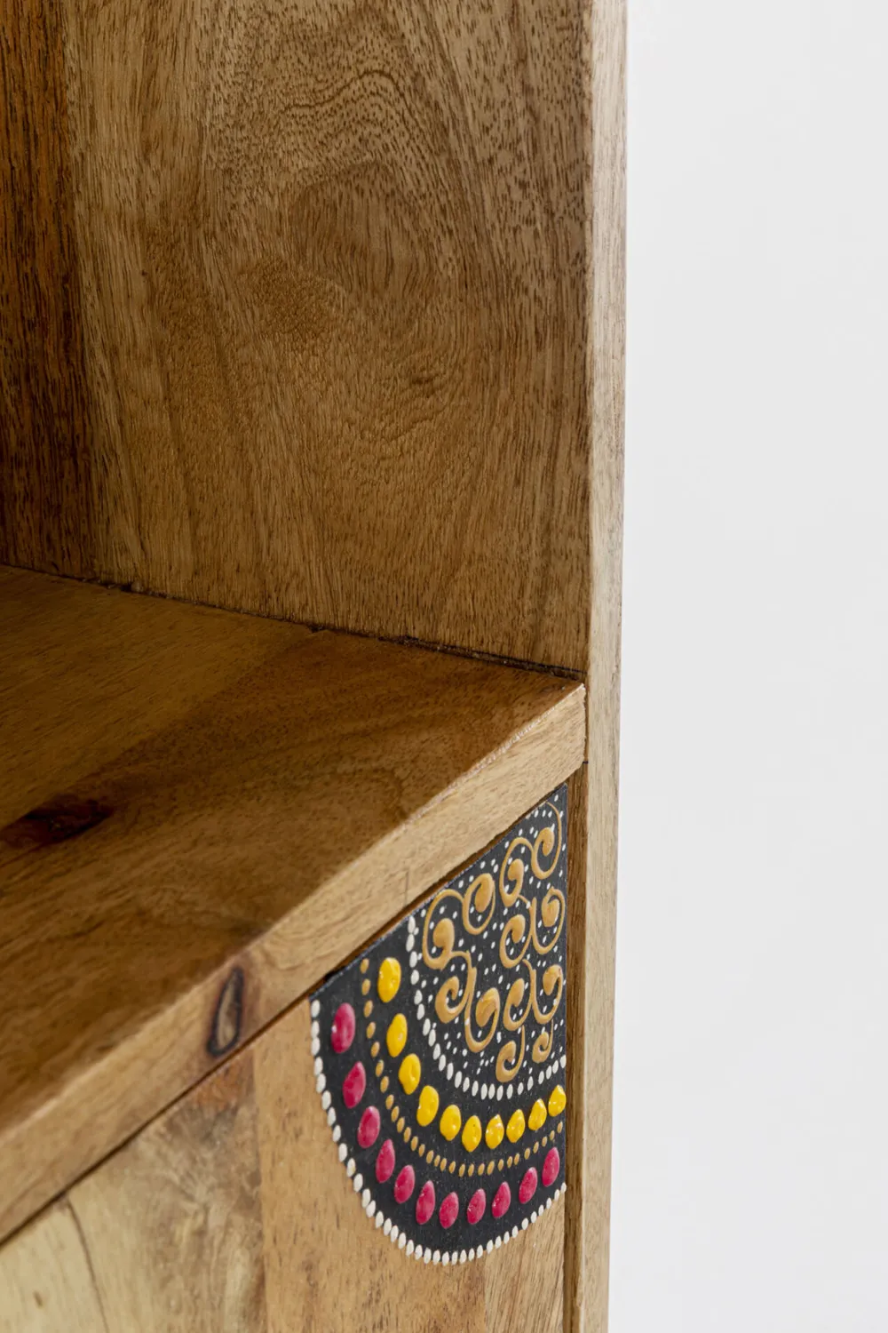 KARE Design Olohuone|Hyllyt*Menorca Kirjahylly Massiivi Mangopuu 90x193cm