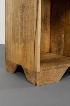 KARE Design Olohuone|Hyllyt*Menorca Kirjahylly Massiivi Mangopuu 90x193cm