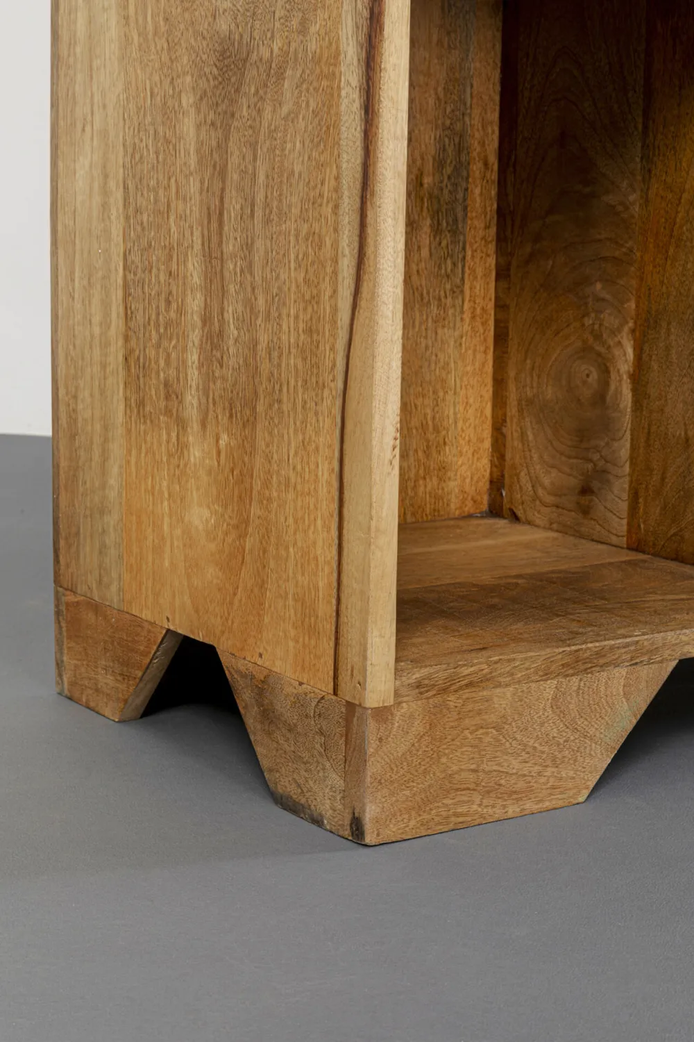 KARE Design Olohuone|Hyllyt*Menorca Kirjahylly Massiivi Mangopuu 90x193cm