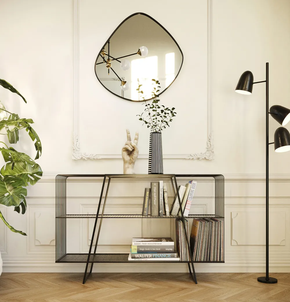 KARE Design Hyllyt*Mesh Konsolipöytä