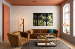 KARE Design Taulut*Metallic Palms Palmut Lasitaulu 180x120cm