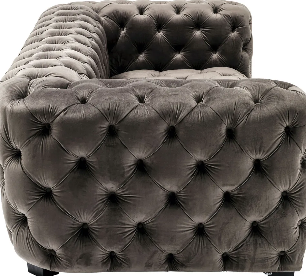 KARE Design Sohvat*Metropol Sohva 3-istuttava, Harmaa 238cm