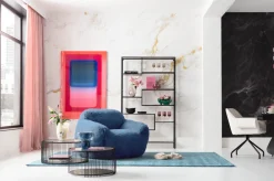 KARE Design Olohuone|Nojatuolit*Mika Blue Nojatuoli Sininen