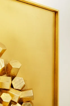 KARE Design Seinäkoristeet*Mikado Seinäkoriste Kulta 120x120cm