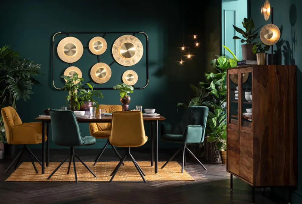 KARE Design Tuolit*Mila Tuoli Käsinojilla, Keltainen