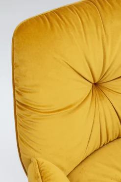 KARE Design Tuolit*Mila Tuoli Käsinojilla, Keltainen