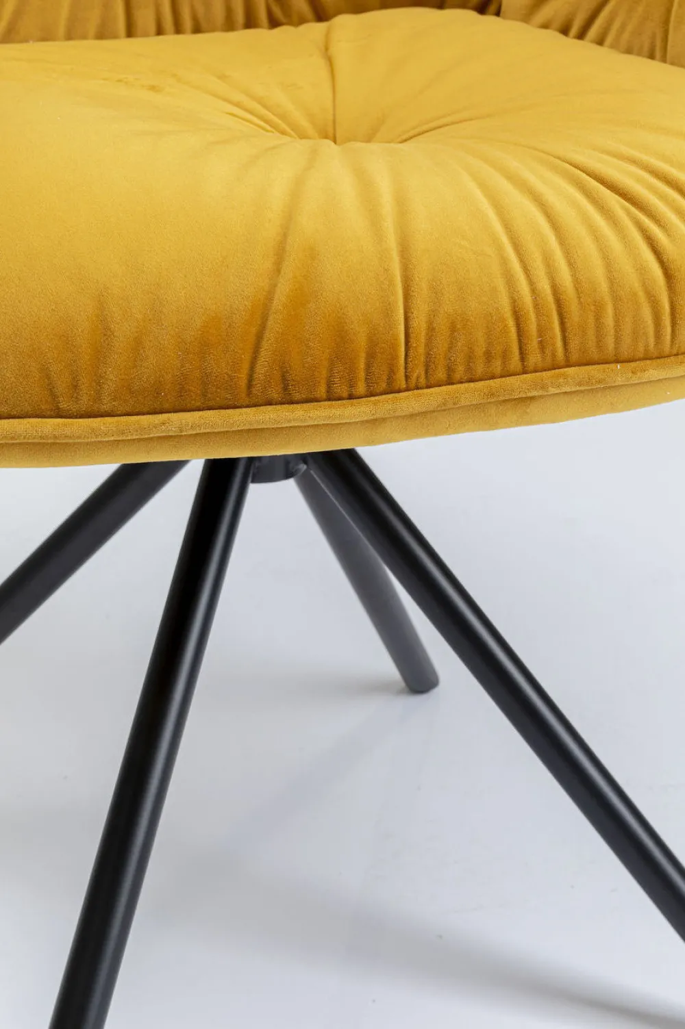 KARE Design Tuolit*Mila Tuoli Käsinojilla, Keltainen