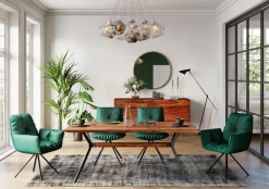 KARE Design Tuolit*Mila Tuoli Käsinojilla Vihreä