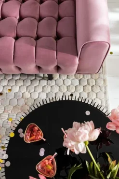 KARE Design Sohvat*Milchbar Sohva 3-istuttava, Samettia, Mauve