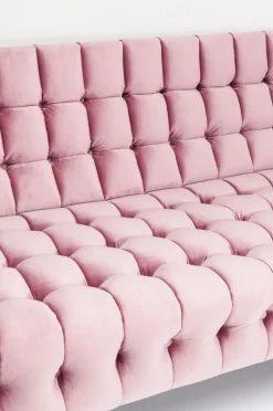 KARE Design Sohvat*Milchbar Sohva 3-istuttava, Samettia, Mauve