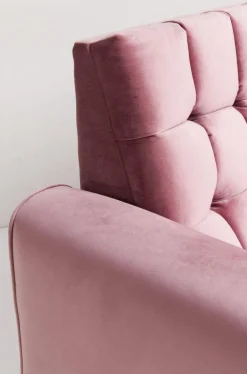 KARE Design Sohvat*Milchbar Sohva 3-istuttava, Samettia, Mauve