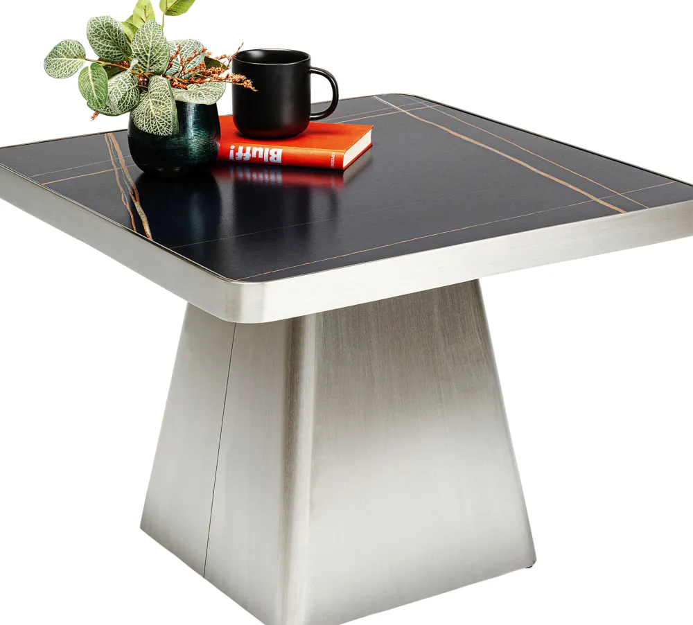 KARE Design Sohvapöydät*Miler Sivupöytä, Hopea R 60x60cm