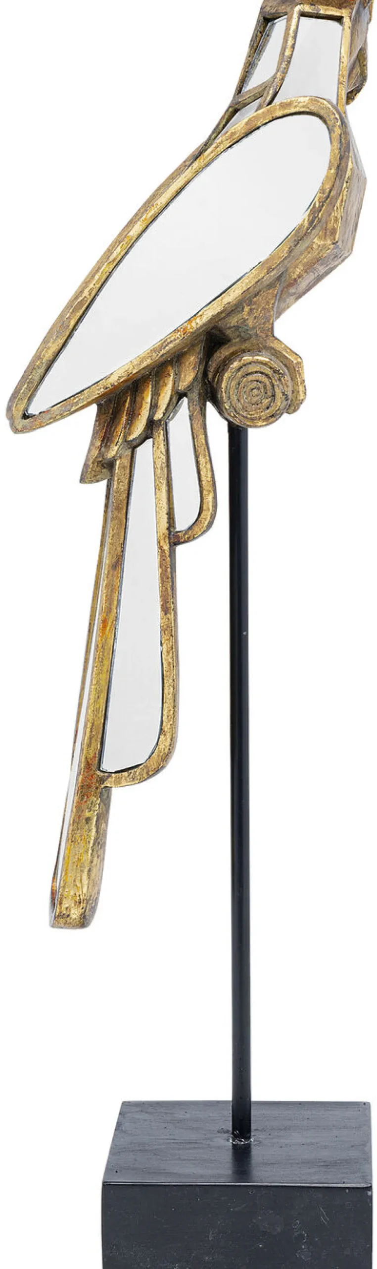 KARE Design Koriste-Esineet*Mirrored Parrot Papukaija Seinäkoriste 53cm