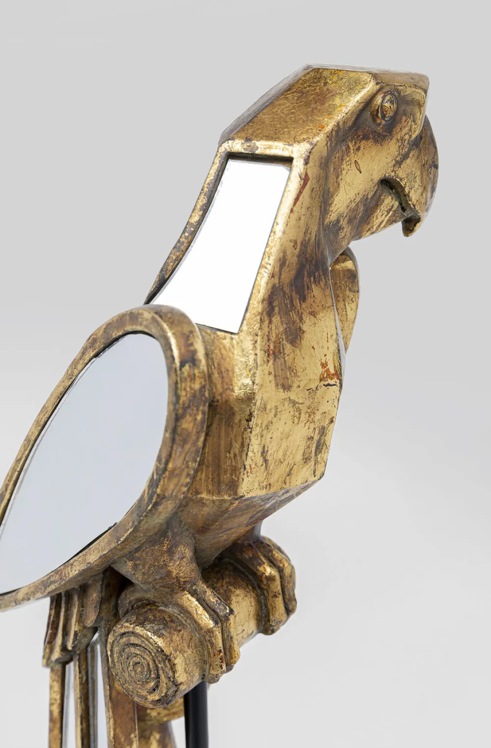 KARE Design Koriste-Esineet*Mirrored Parrot Papukaija Seinäkoriste 53cm