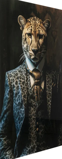 KARE Design Taulut*Mister Leo Leijona Lasitaulu 100x150cm