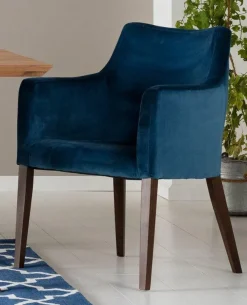 KARE Design Tuolit*Mode Velvet Tuoli Käsinojilla, Petrooli