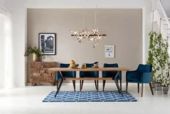 KARE Design Tuolit*Mode Velvet Tuoli Käsinojilla, Petrooli