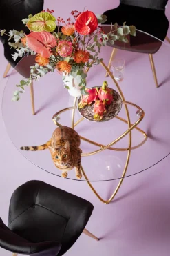 KARE Design Pöydät*Molekular Pöytä, Kulta Ø120cm