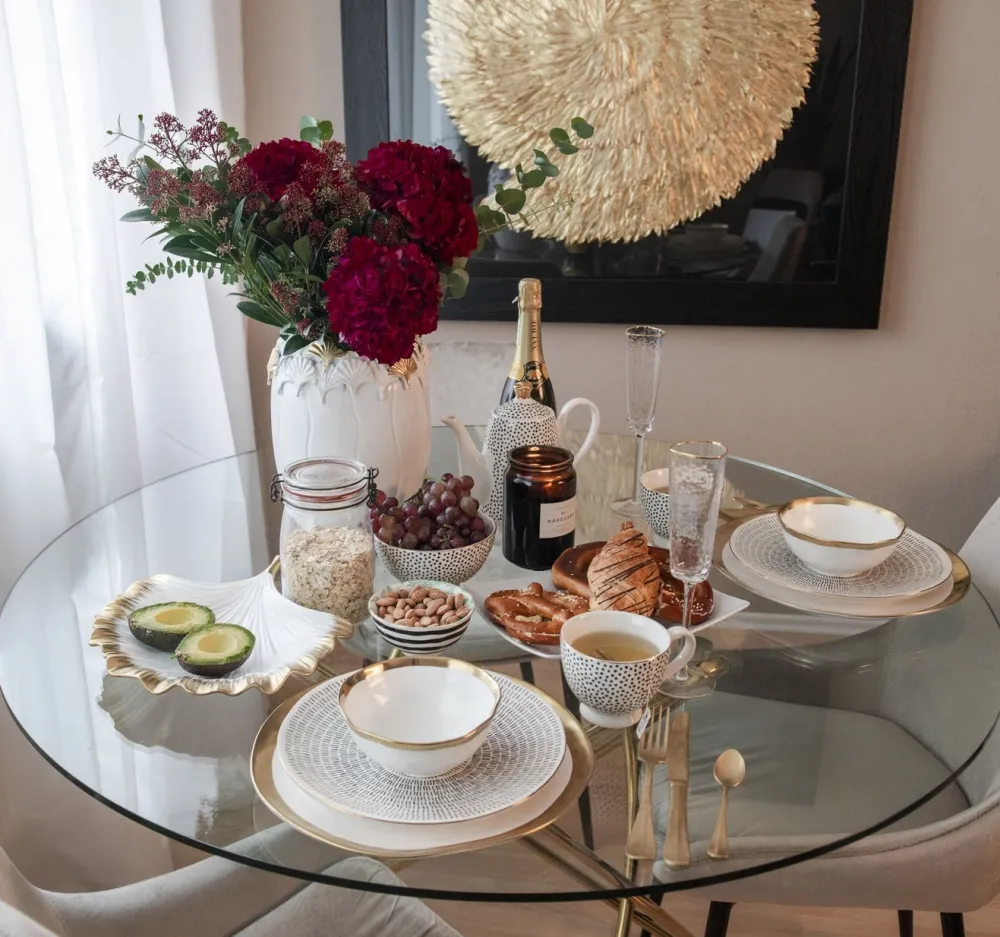 KARE Design Pöydät*Molekular Pöytä, Kulta Ø120cm